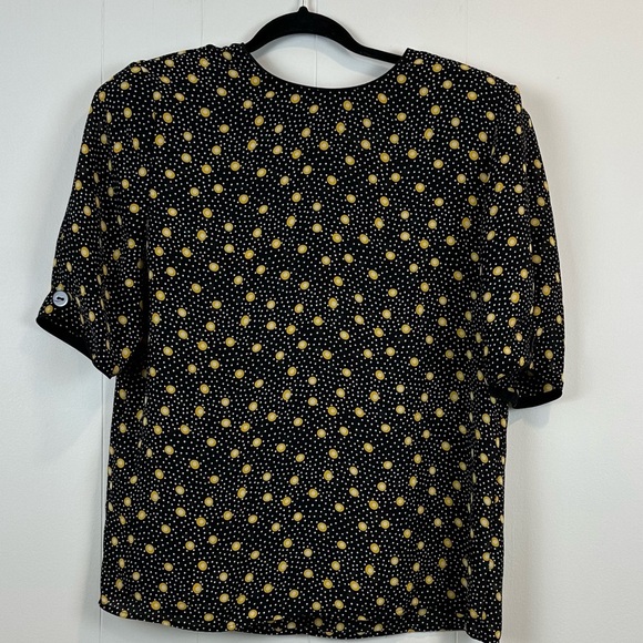 Leslie Faye 80s Polka Dot Skirt Set Sz 14 - Picture 3 of 15